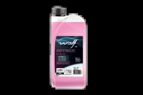 ANTIFREEZE G12+ LL 1Lx12 - NEW Wolf 1052652