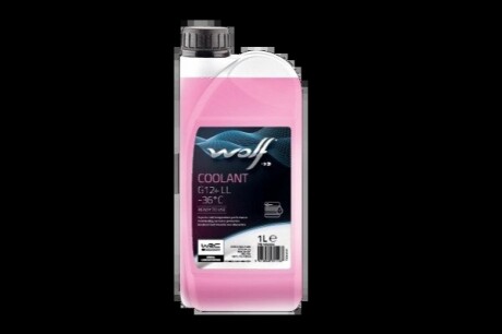 COOLANT G12+ LL -36°C 1Lx12 - NEW Wolf 1052656