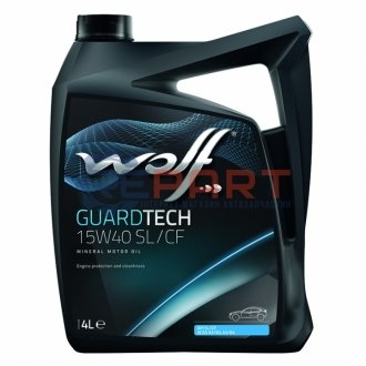 GUARDTECH 15W40 SL/CF 4Lx4 Wolf 8300219