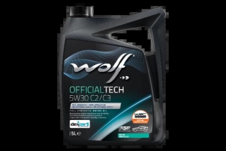 OFFICIALTECH 5W30 C2/C3 5Lx4 Wolf 8332579 (фото 1)