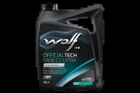 OFFICIALTECH 5W30 C2 EXTRA 5Lx4 Wolf 8339776 (фото 1)