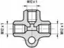 Трійник гальмівної трубки (M12x1) WP (T128) зображення 1