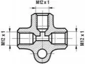 Трійник гальмівної трубки (M12x1) WP T128