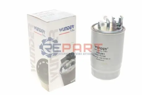 Фільтр паливний VW T4 1.9-2.5TDI -03 WUNDER FILTER WB103 Купити в Україні
