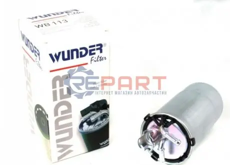 Фільтр паливний Skoda Fabia 1.4/1.9TDI 00 WUNDER FILTER WB113 Купити в Україні
