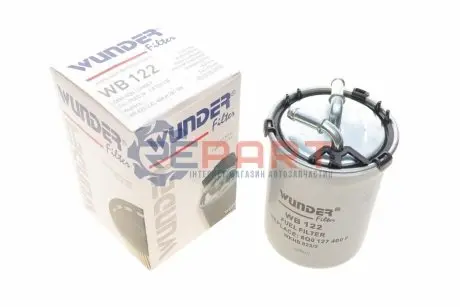 Фільтр паливний Skoda Fabia/Roomster/VW Polo 1.4/1.6TDI 05 WUNDER FILTER WB122 Купити в Україні