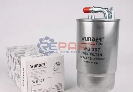 Фільтр паливний Opel Corsa D 1.3CDTI 06 WUNDER FILTER WB307 Купити в Україні