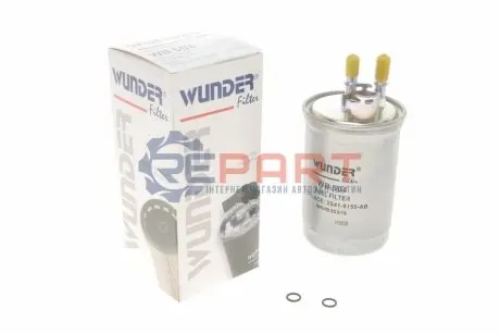 Фільтр паливний Ford Connect 1.8Di/TDCi (55kw) 02- (під клапан) WUNDER FILTER WB504 Купити в Україні