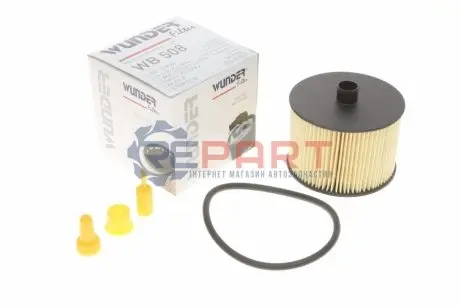 Фільтр паливний Fiat Scudo/Citroen Jumpy/Peugeot Expert 2.0JTD/HDI 07 WUNDER FILTER WB 508 Купити в Україні