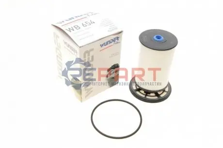 Фільтр паливний Fiat Ducato 2.3D 19 WUNDER FILTER WB654 Купити в Україні