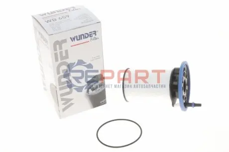 Фото Фільтр паливний Fiat Doblo 1.3-2.0JTD 11- WUNDER FILTER (WB659) зображення 1