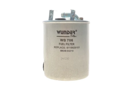 Фільтр паливний MB Sprinter/Vito CDI (з підігрівом) WUNDER FILTER WB 706