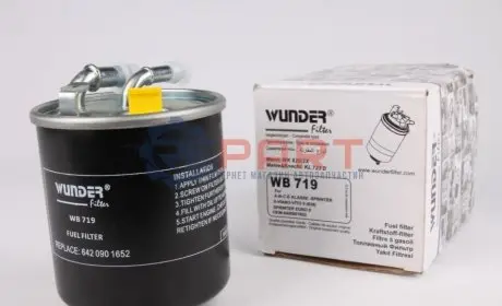 Фільтр паливний MB Sprinter 906/Vito (W639) 10 WUNDER FILTER WB719 Купити в Україні