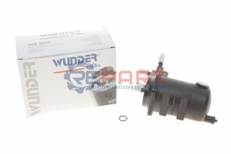 Фильтр топлива RENAULT 1.5dCi 01- - WB 800 (8200151379, 7701061576) WUNDER FILTER WB800