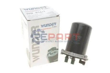 Корпус фільтра паливного Renault Master 2.3dCi/Trafic 1.6dCi 10- (на болтах) WUNDER FILTER WB 814/1 Купити в Україні