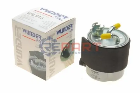 Фільтр паливний Nissan Qashqai/X-Trail 1.5/2.0dci 07 WUNDER FILTER WB916 Купити в Україні