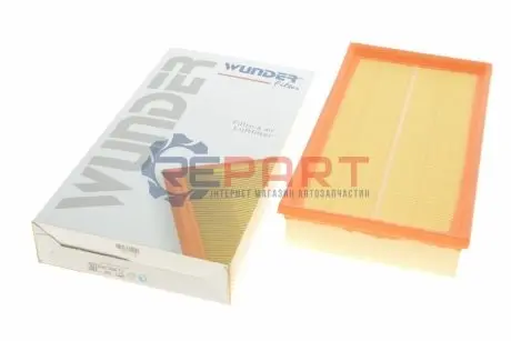 Фото Фільтр повітряний VW Golf 1.6/1.8/1.9SDI/1.9TDI/2.0-16V 97- WUNDER FILTER (WH 100) зображення 1
