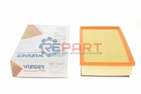 Фільтр повітряний VW T5 (з поролоном) WUNDER FILTER WH 114/1 Купити в Україні