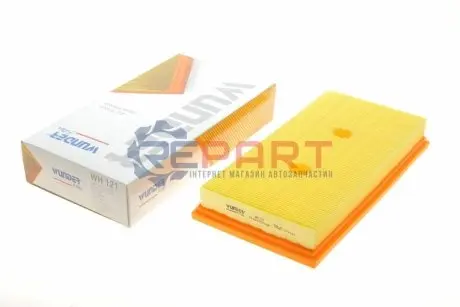Фото Фільтр повітряний VW Golf/ Jetta/ Passat 1.6 FSI 04-10/ Skoda Octavia 1.6 FSI 04-08 WUNDER FILTER (WH121) зображення 1