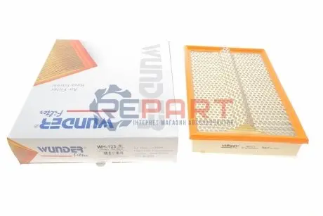 Фото Фільтр повітряний VW Sharan 95-10 (з поролоном) WUNDER FILTER (WH123) зображення 1