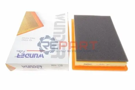 Фото Фільтр повітряний VW Sharan 95-10/Seat Alhambra 96-10/Ford Galaxy 00-06 WUNDER FILTER (WH 128) зображення 1