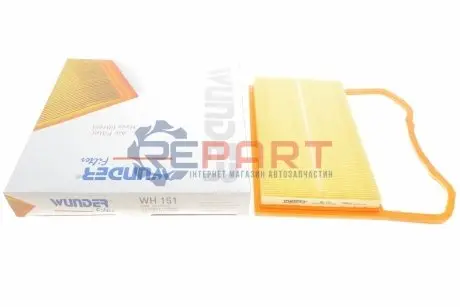 Фільтр повітряний VW Polo/Skoda Fabia 1.0/1.2TSI/1.8GTI 14 WUNDER FILTER WH151 Купити в Україні