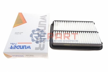 Фільтр повітряний Hyundai Santa Fe I 2.0CRDI/2.7V6 01-09 WUNDER FILTER WH2026 (фото 1)