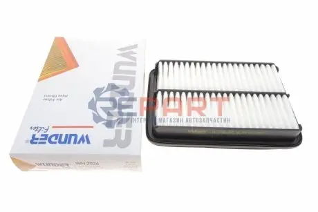Фото Фільтр повітряний Hyundai Santa Fe I 2.0CRDI/2.7V6 01-09 WUNDER FILTER (WH2026) зображення 1