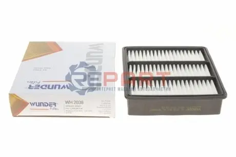 Фільтр повітряний Mitsubishi Colt V/Galant VI/Lancer/Outlander 1.3-2.4TDI 95 WUNDER FILTER WH 2038 Купити в Україні