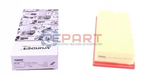 Фото Фільтр повітряний BMW 5 (E34)/ 7 (E32) 3.0-3.5i 86-94 WUNDER FILTER (WH206) зображення 1