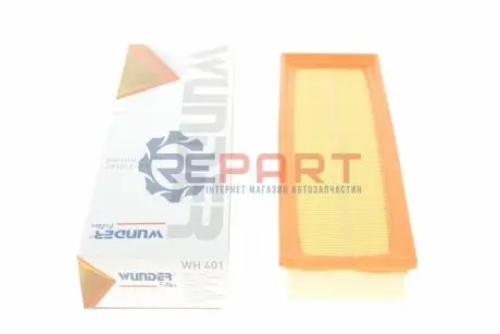 Фільтр повітряний Citroen Berlingo/Peugeot Partner 1.1/1.4i 02 WUNDER FILTER WH 401 Купити в Україні