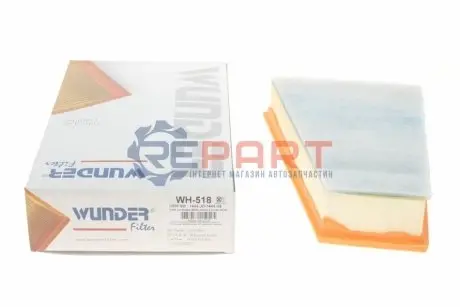 Фото Фільтр повітряний Citroen Berlingo 2.0HDI -03 (з поролоном) WUNDER FILTER (WH518) зображення 1