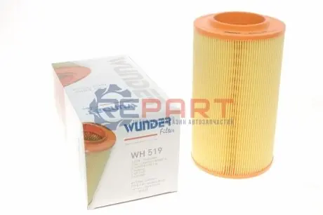Фото 1 — Фільтр повітряний Fiat Ducato 2.2/2.3/3.0 JTD/HDI 06- WUNDER FILTER (WH519) Фото Фільтр повітряний Fiat Ducato 2.2/2.3/3.0 JTD/HDI 06- WUNDER FILTER (WH519) зображення 1