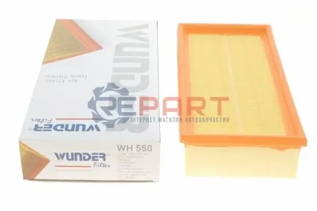 Фото Фільтр повітряний Ford Transit 97-00 (довгий) WUNDER FILTER (WH 550) зображення 1