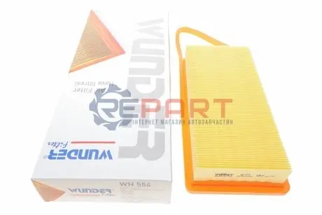 Фильтр воздуха CITROEN NEMO 1.4HDI 08- WUNDER FILTER WH554 Купить в Украине