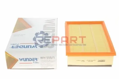 Фільтр повітряний Ford Transit 00-06 (з поролоном) WUNDER FILTER WH 555/1 Купити в Україні