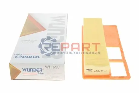 Фільтр повітряний Fiat Doblo 1.3JTD WUNDER FILTER WH 650 Купити в Україні