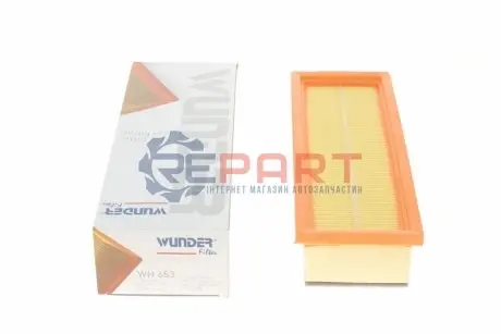 Фільтр повітряний Fiat Doblo 1.4i 05 WUNDER FILTER WH 653 Купити в Україні
