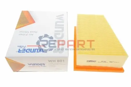 Фільтр повітряний Renault Megane 1.4i/Trafic 2.0i WUNDER FILTER WH 801 Купити в Україні