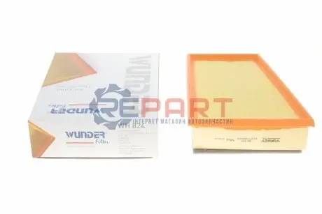 Фото Фільтр повітряний Renault Megane III 08- (з поролоном) WUNDER FILTER (WH 824) зображення 1