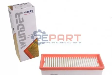 Фільтр повітряний Dacia Duster/Sandero 1.5dci 10- (знятий із виробництва) WUNDER FILTER WH826 Купити в Україні
