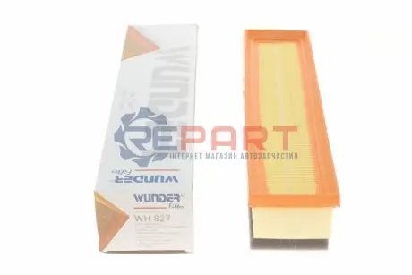 Фільтр повітряний Renault Kangoo 1.5dCi 01- (з поролоном) WUNDER FILTER WH 827 Купити в Україні