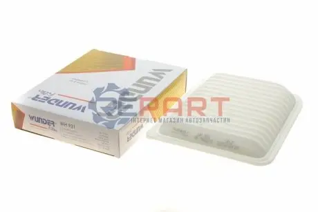 Фото 1 — Фільтр повітряний Mitsubishi Lancer/Outlander 1.6/2.0i 10-/Peugeot 4008 1.6 12-/Citroen C4 1.6 12- WUNDER FILTER (WH 931) Фото Фільтр повітряний Mitsubishi Lancer/Outlander 1.6/2.0i 10-/Peugeot 4008 1.6 12-/Citroen C4 1.6 12- WUNDER FILTER (WH 931) зображення 1