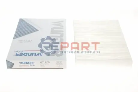 Фільтр салону Citroen C2/C3/C4/Peugeot 307/308 00 WUNDER FILTER WP406 Купити в Україні
