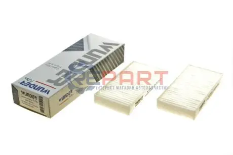 Фільтр салону Jeep Wrangler III 2.8 CRD 16V /3.6-3.8 i 06- (к-кт) WUNDER FILTER WP 5004 Купити в Україні