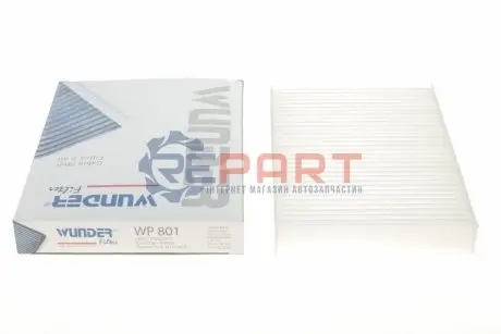 Фільтр салону Renault Kangoo 97 WUNDER FILTER WP 801 Купити в Україні
