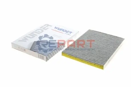 Фільтр салону VW Golf 1.6/1.8/1.9SDI/1.9TDI/2.0-16V 97- (вугільний) WUNDER FILTER WPK 101 Купити в Україні