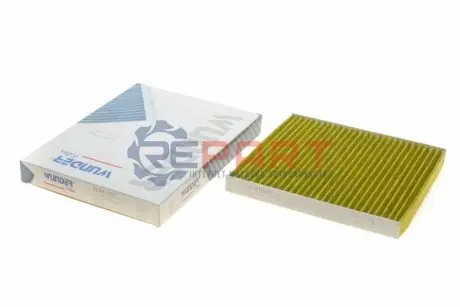 Фото Фільтр салону Skoda Fabia/Roomster/VW Polo 99-10 (вугільний) WUNDER FILTER (WPK 105) зображення 1