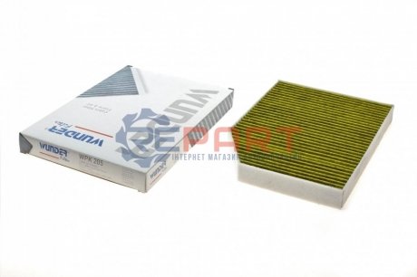 Фільтр салону BMW 3 (G20/G20)/X3 (G01/F97)/X4 (G02/F98) 17- (вугільний) WUNDER FILTER WPK205 (фото 1)