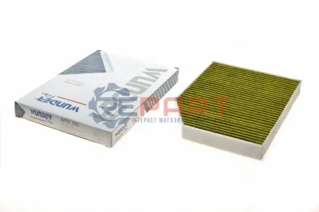 Фільтр салону BMW 3 (G20/G20)/X3 (G01/F97)/X4 (G02/F98) 17- (вугільний) WUNDER FILTER WPK205 Купити в Україні